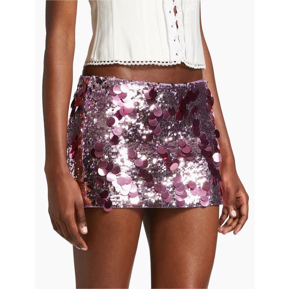GUIZIO Sequined Miniskirt - Picture 4 of 12
